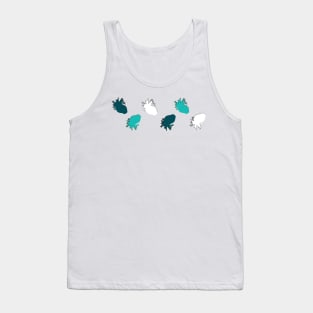 Colorful heart pattern Tank Top